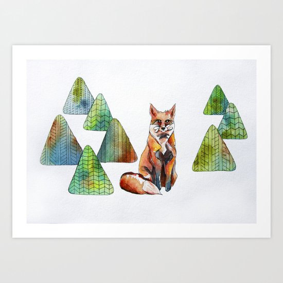 Like a Fox Art Print