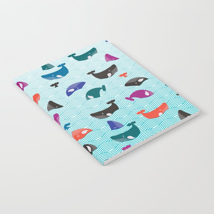 Whale Yes! Waves Notebook