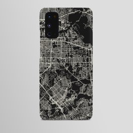Pasadena USA - Black and White City Map Android Case