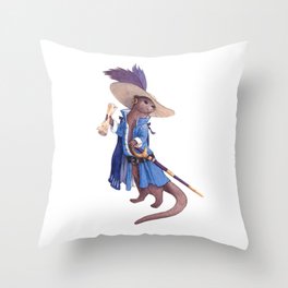 Otter Captain Throw Pillow