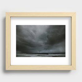 Off Shore Storm Recessed Framed Print