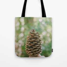 Pinecone in the Fall Tote Bag