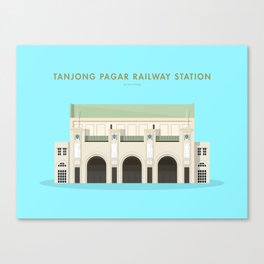 Tanjong Pagar Railway Station, Singapore [Building Singapore] Canvas Print