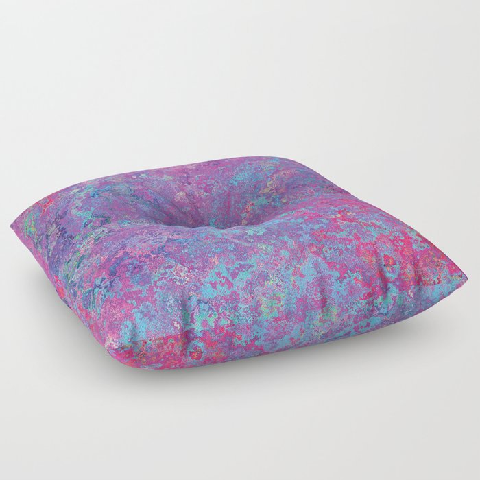 Acid Wash Floor Pillow By Jelomesina
