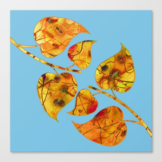 blue automn Canvas Print