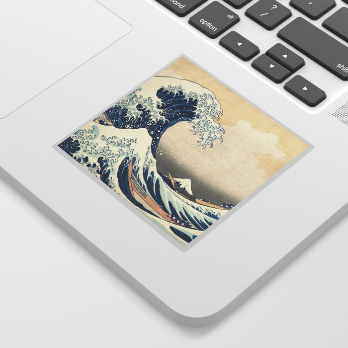 Hokusai Wave Sticker