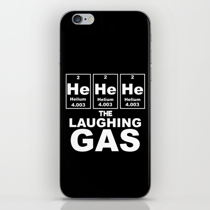 Helium The Laughing Gas Funny Chemistry Humor iPhone Skin