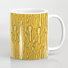 Spoony Spoons Yellow Coffee Mug
