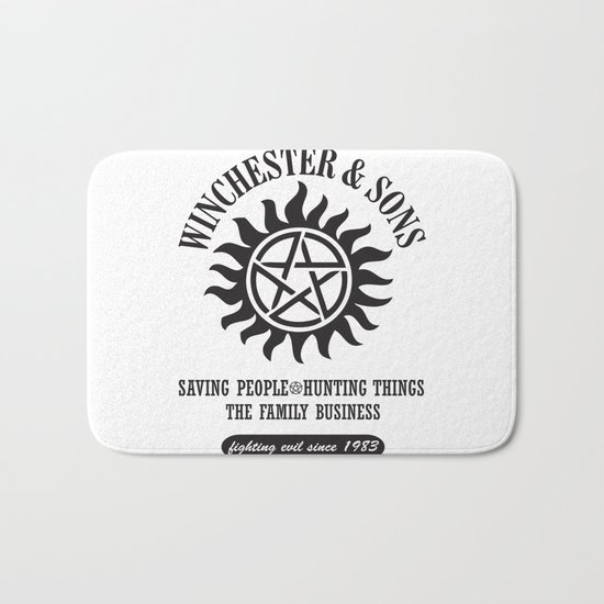 SUPERNATURAL WINCHESTER AND SONS Bath Mat