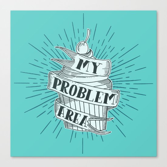 CUPCAKE PROBLEM Canvas Print