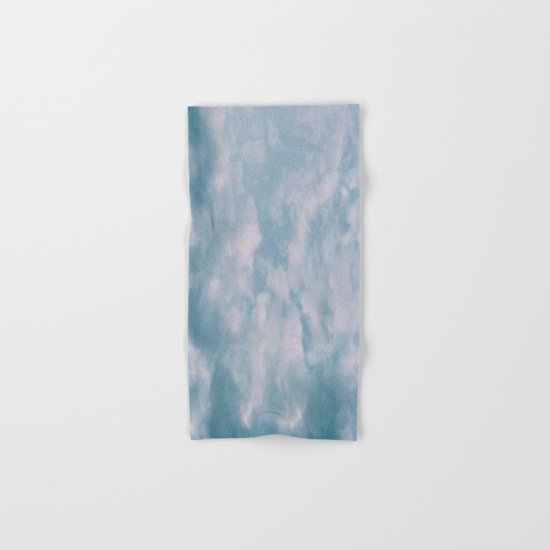Fluffy Blue Clouds Hand & Bath Towel