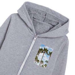 Palm Trees Kids Zip Hoodie