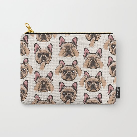No Evil Frenchie Carry-All Pouch