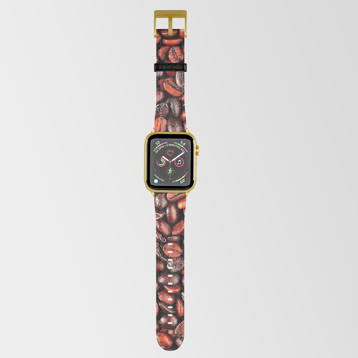 Coffee beans pattern Apple Watch Band