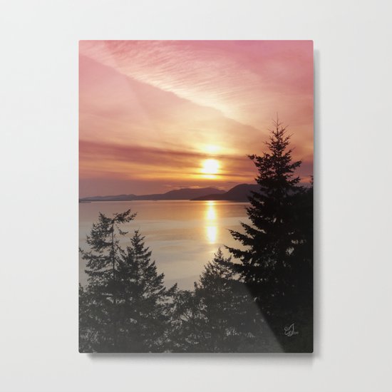 Sunset Colors Metal Print
