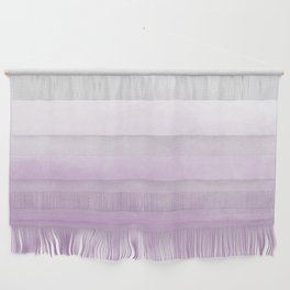 Ombre Paint Color Wash (lilac/white) Wall Hanging