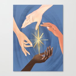 Together, Glow Canvas Print