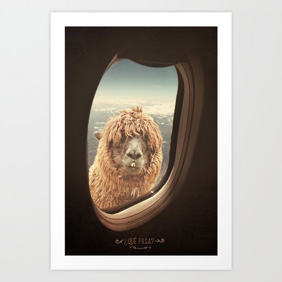 QUÈ PASA? Art Print