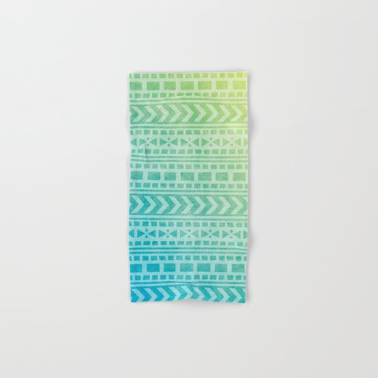 Aztec Pattern 07 Hand & Bath Towel