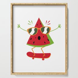 Watermelon Skater Serving Tray