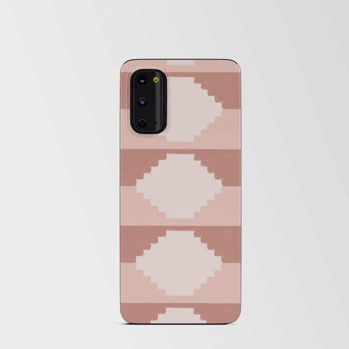 Soft Blush Pink Kilim Pattern Android Card Case