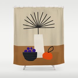 Modern Still Life #1 Shower Curtain