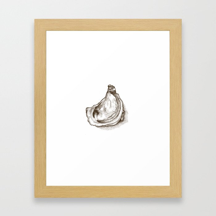 Oyster Framed Art Print