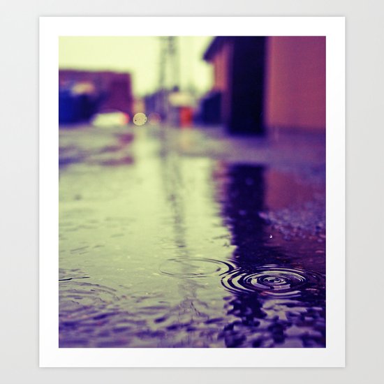 Another rainy day Art Print