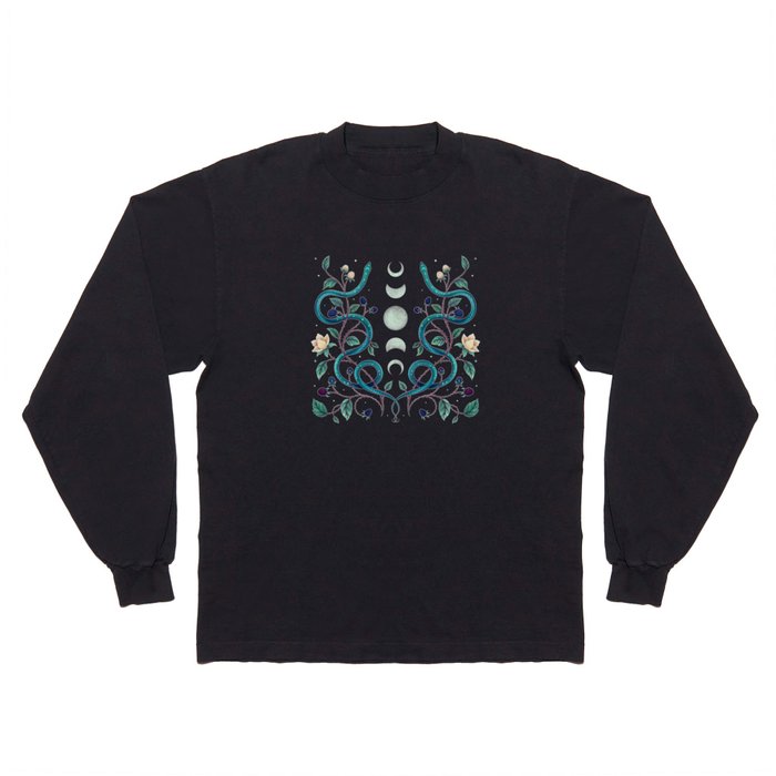 Serpent Moon Long Sleeve T Shirt