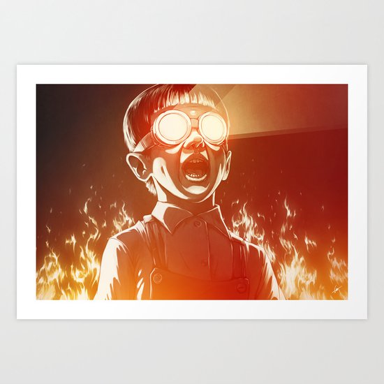 FIREEE! Art Print