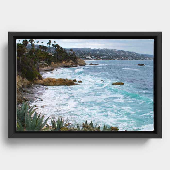Laguna Beach Framed Canvas