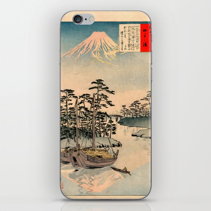 Mount Fuji from Tagonoura (Kobayashi Kiyochika) iPhone Skin