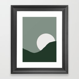 Abstract sun Framed Art Print