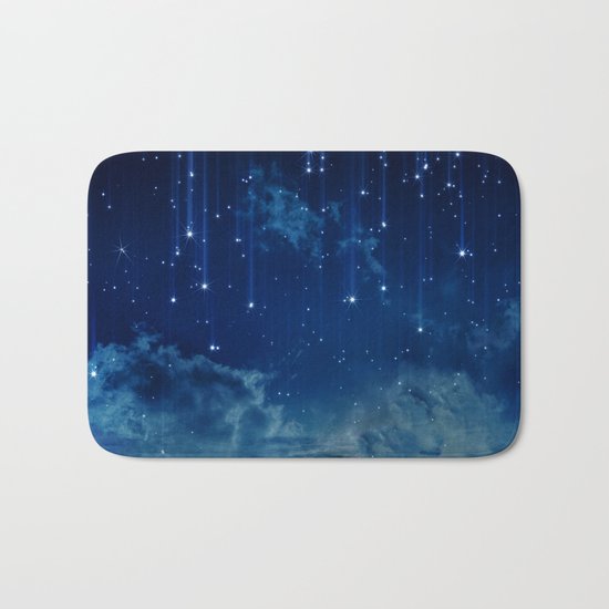 Falling stars I Bath Mat