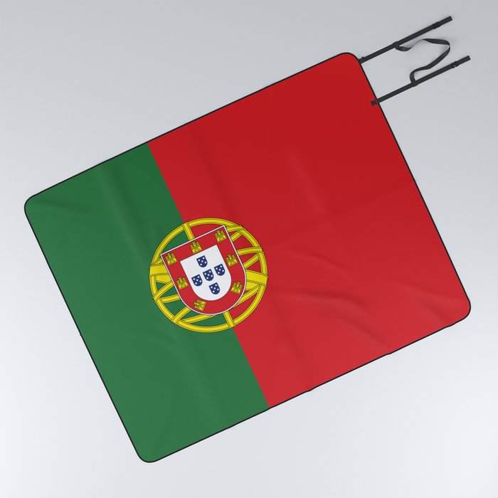 Portugal Flag Print Portuguese Country Pride Patriotic Pattern Picnic Blanket