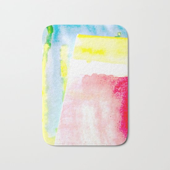 Primary New Year Colors Bath Mat
