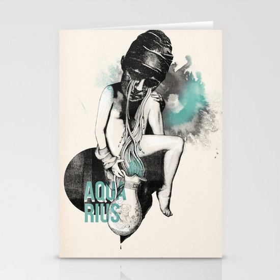 Aquarius Stationery Cards