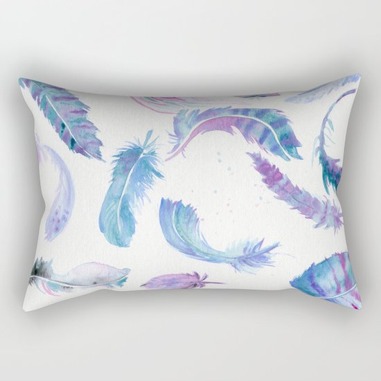 Magic Feathers Rectangular Pillow