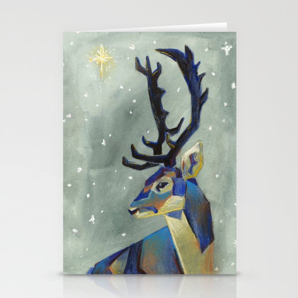 Star and Stag Stationery Cards
