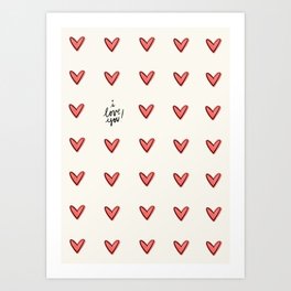 Much Love! Art Print