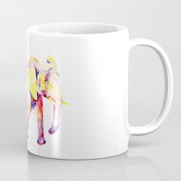 Elephant - Multicolor Coffee Mug