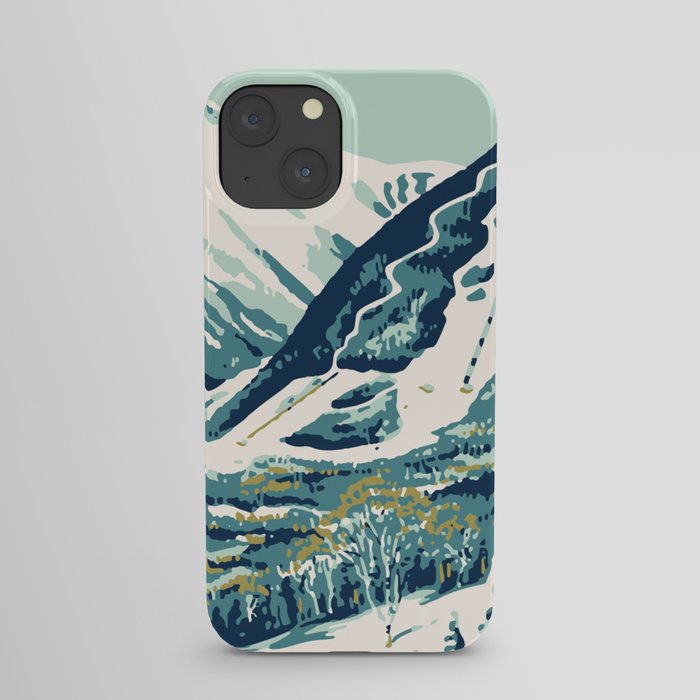 2021 Ski Stowe Vermont Vintage Poster  iPhone Case