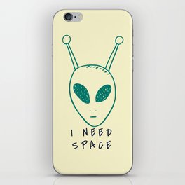 i need space iPhone Skin