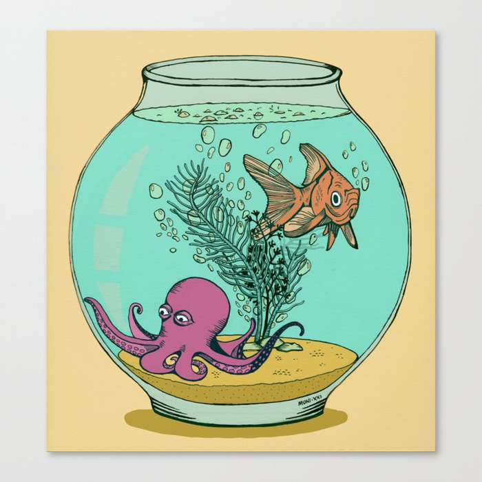 Fishbowl Canvas Print