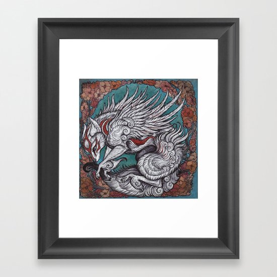 the sun Goddess Framed Art Print