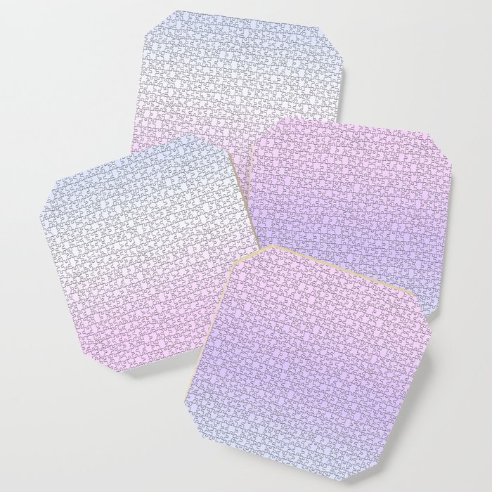 Sunset Puzzles Modern Purple Collection Coaster