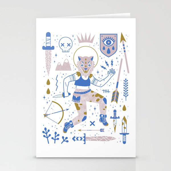 The Warrior Stationery Cards