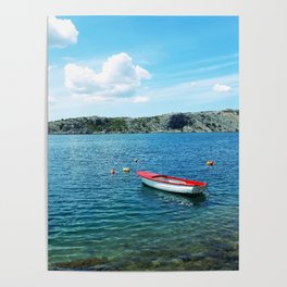 Red Boat, Yellow Boat Poster