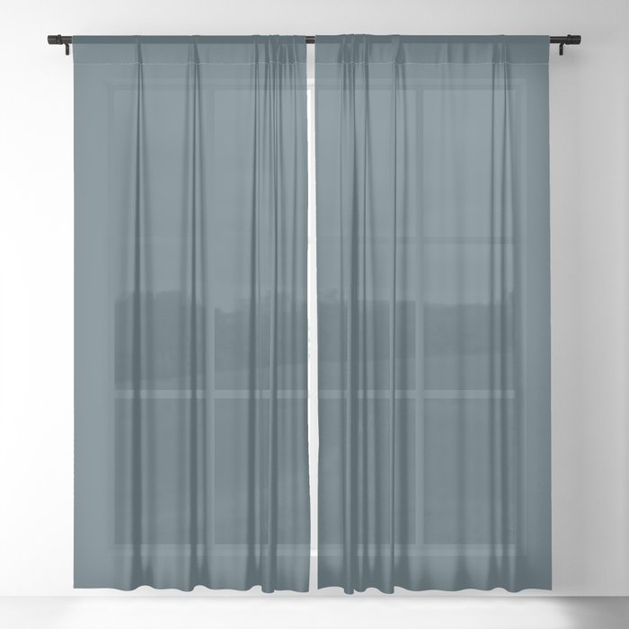 Blue Spruce Sheer Curtain