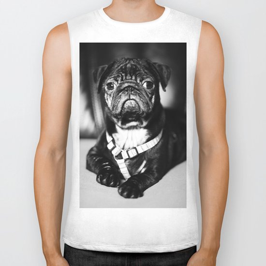 Pug Biker Tank